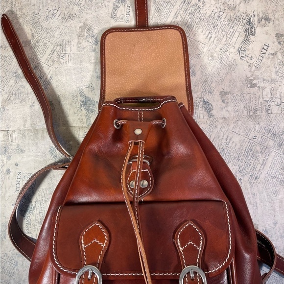 Genuine Leather Made in Italy Backpack - Picture 7 of 11